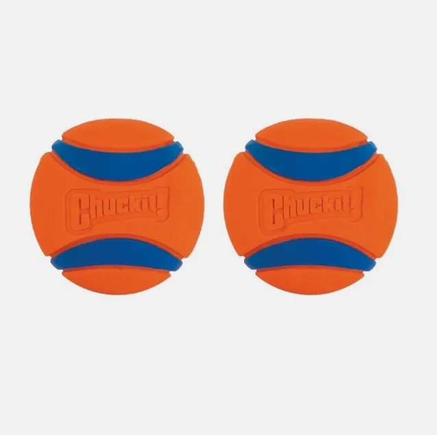 Chuckit Ultra Ball Medium 2pk 6.5cm