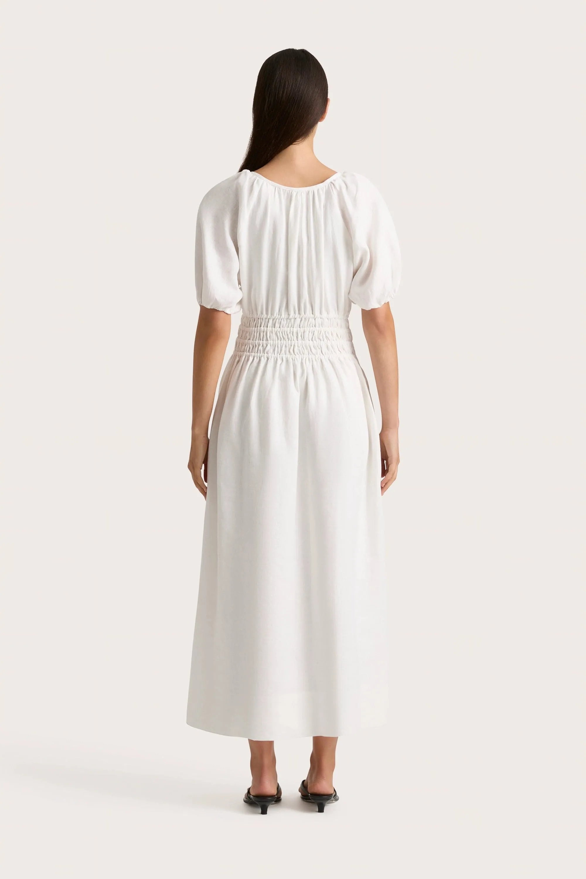 Geriba Maxi Dress White - Final Sale