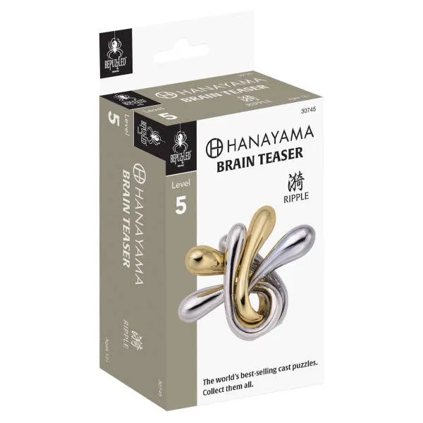 Hanayama Cast Puzzle: Ripple | LVL 5