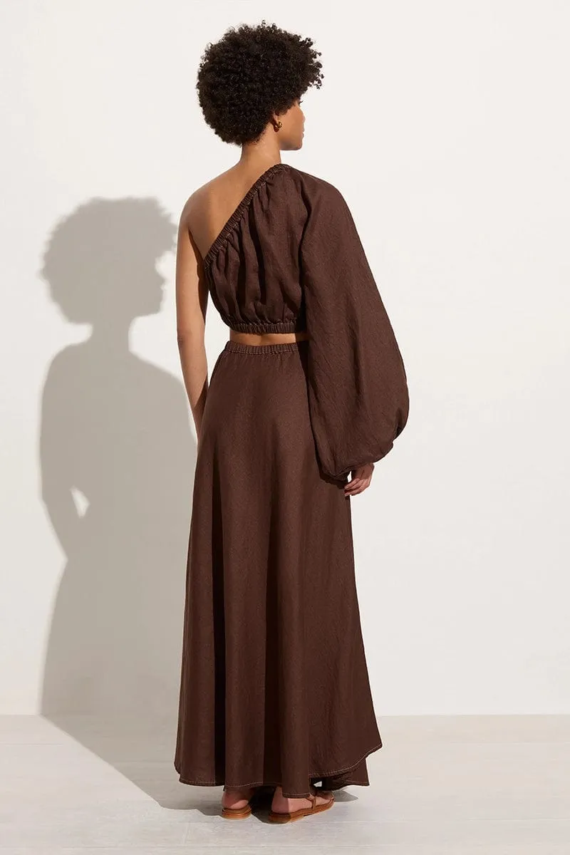 Heba Skirt Cacao - Final Sale