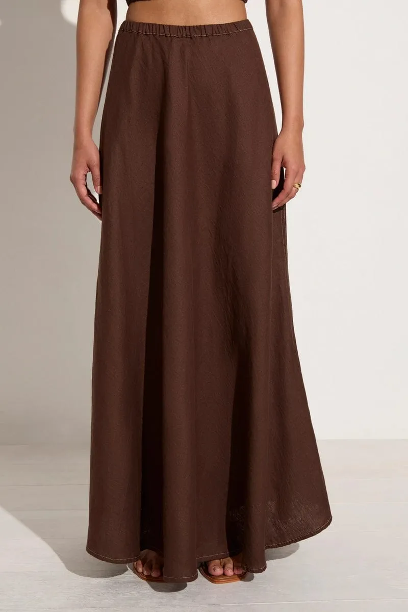 Heba Skirt Cacao - Final Sale