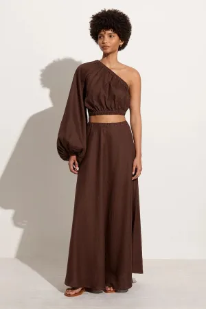 Heba Skirt Cacao - Final Sale