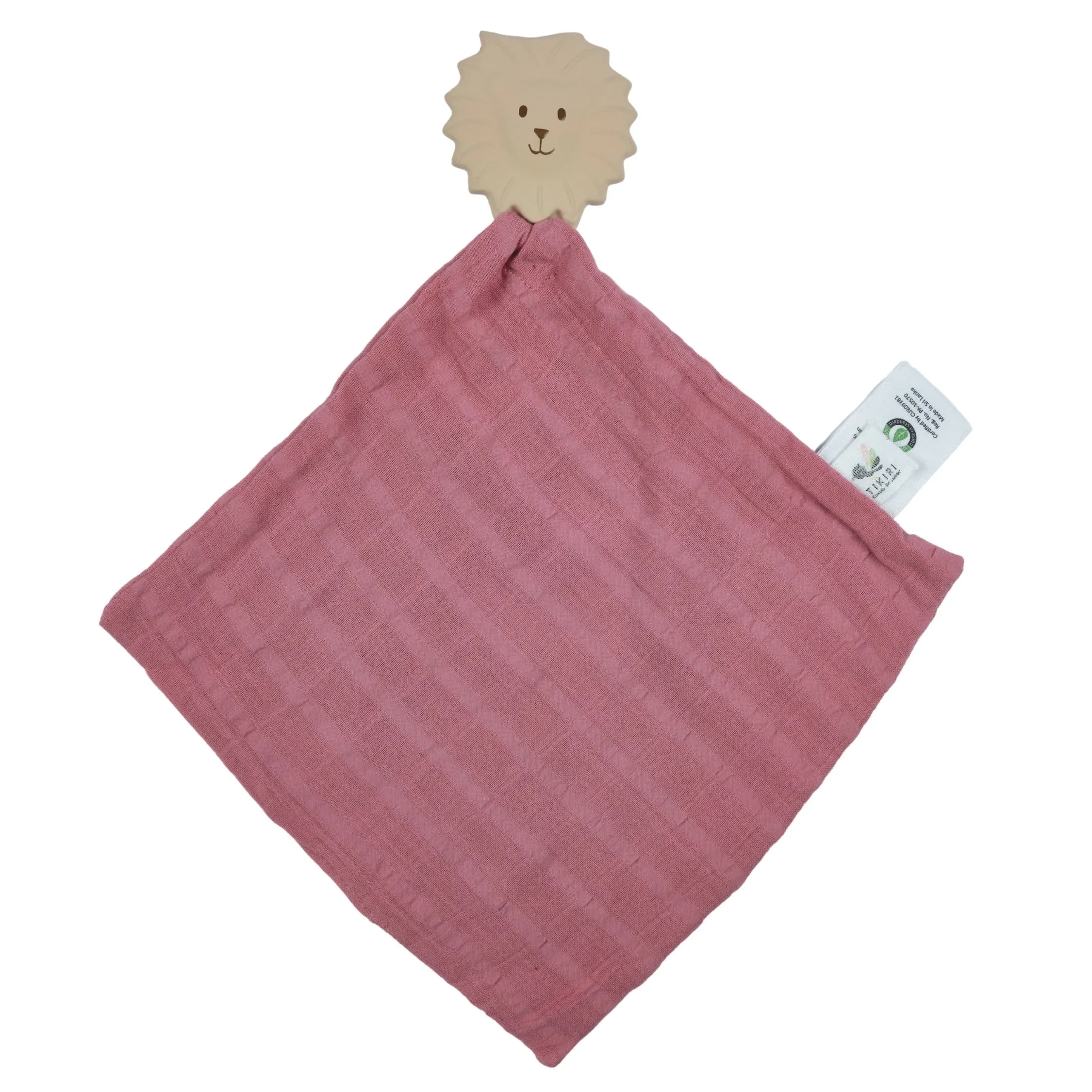 Lion Baby Comforter and Organic Teether