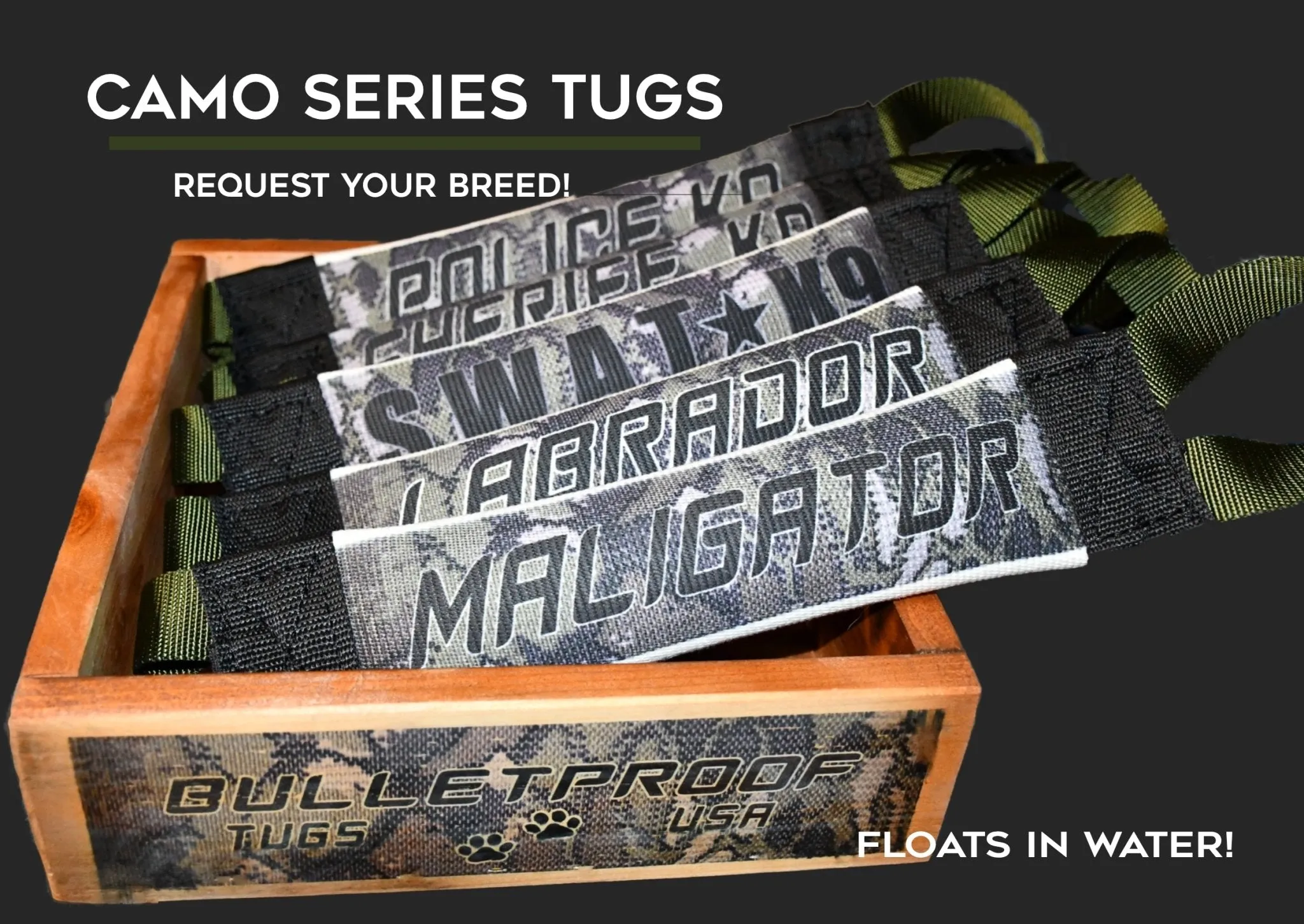 Maligator Fire Hose Training Tug - Camo Series