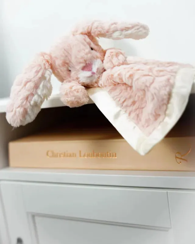 Mary Meyer Putty Nursery Bunny Character Blanket 13x13