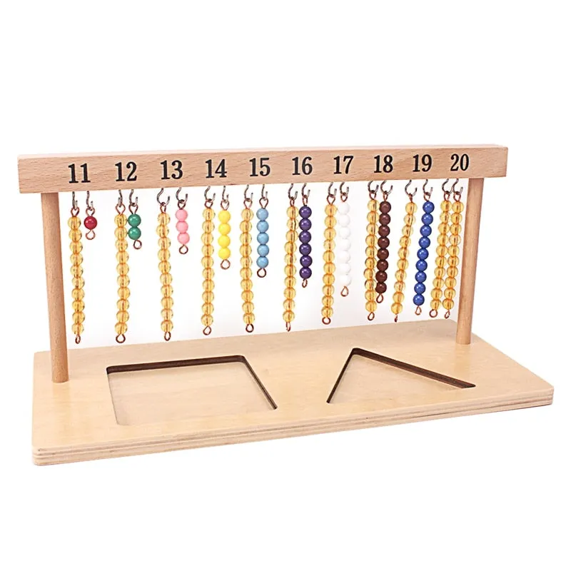 Montessori Math Number Beads Hanger
