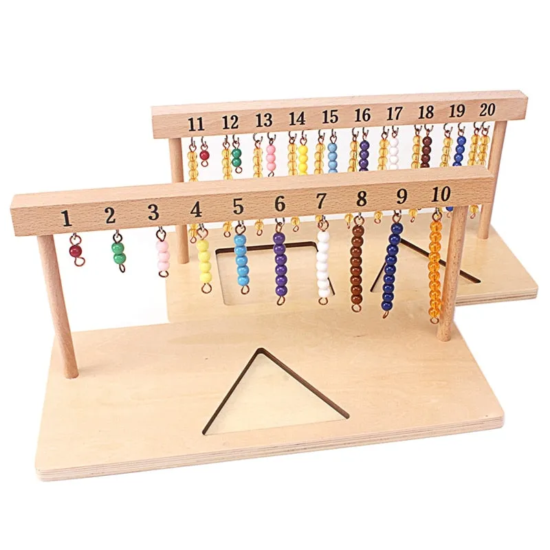 Montessori Math Number Beads Hanger