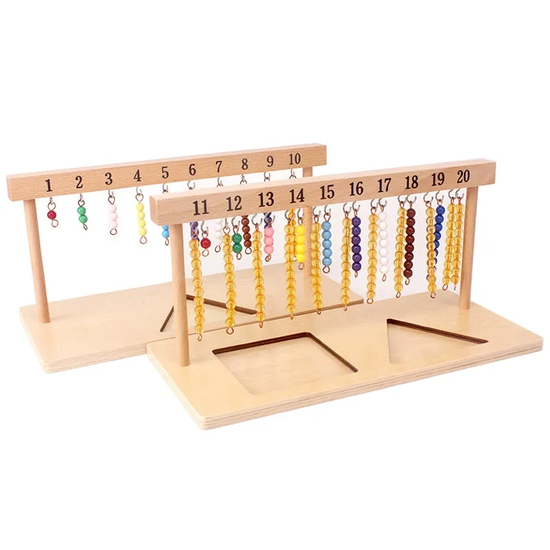 Montessori Math Number Beads Hanger