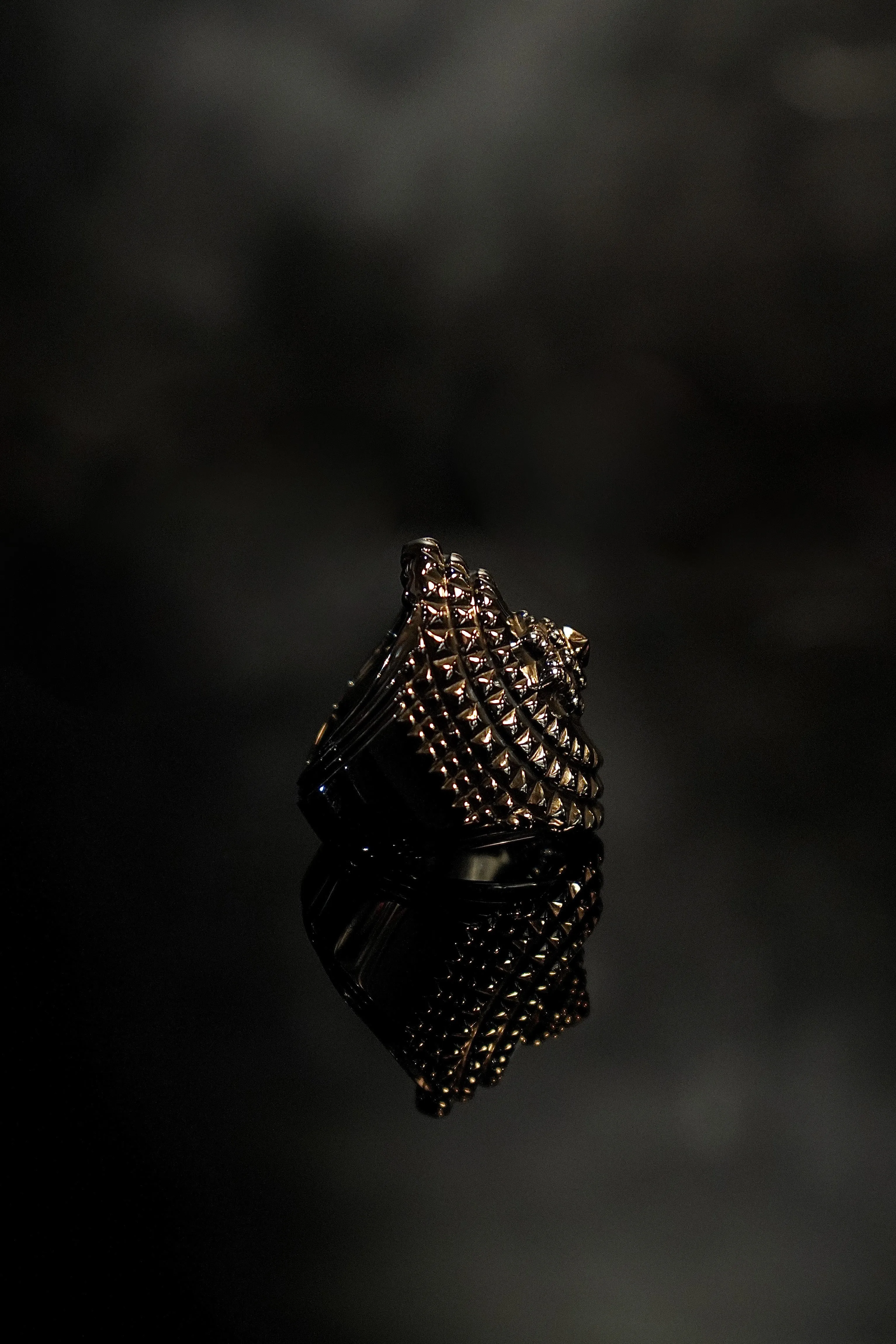 NATURAL INSTINCT “Floating Flower” Ring