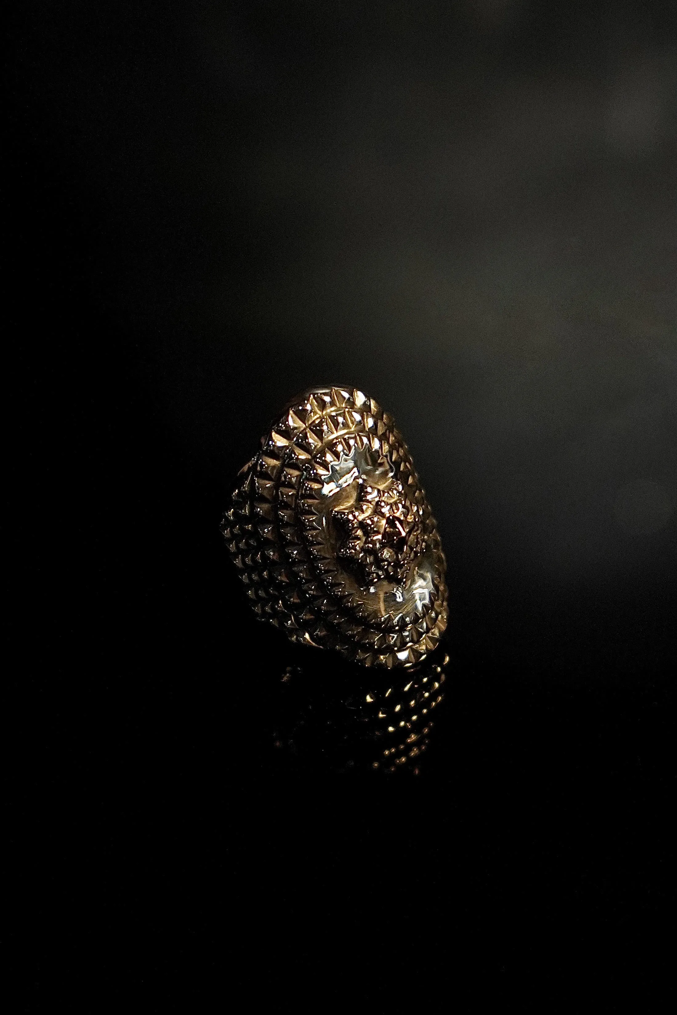 NATURAL INSTINCT “Floating Flower” Ring