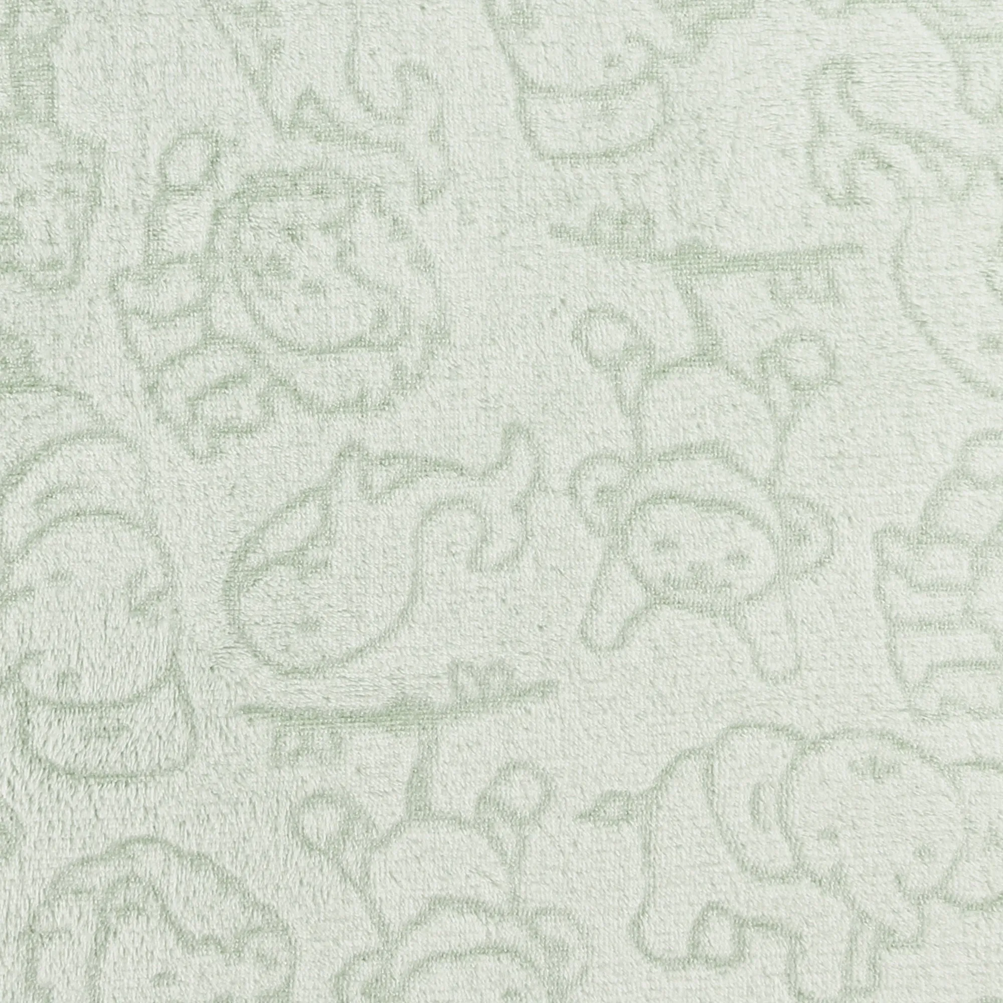 Printed Burnout Chenille - HONEY BUNNY - 010 - Sage