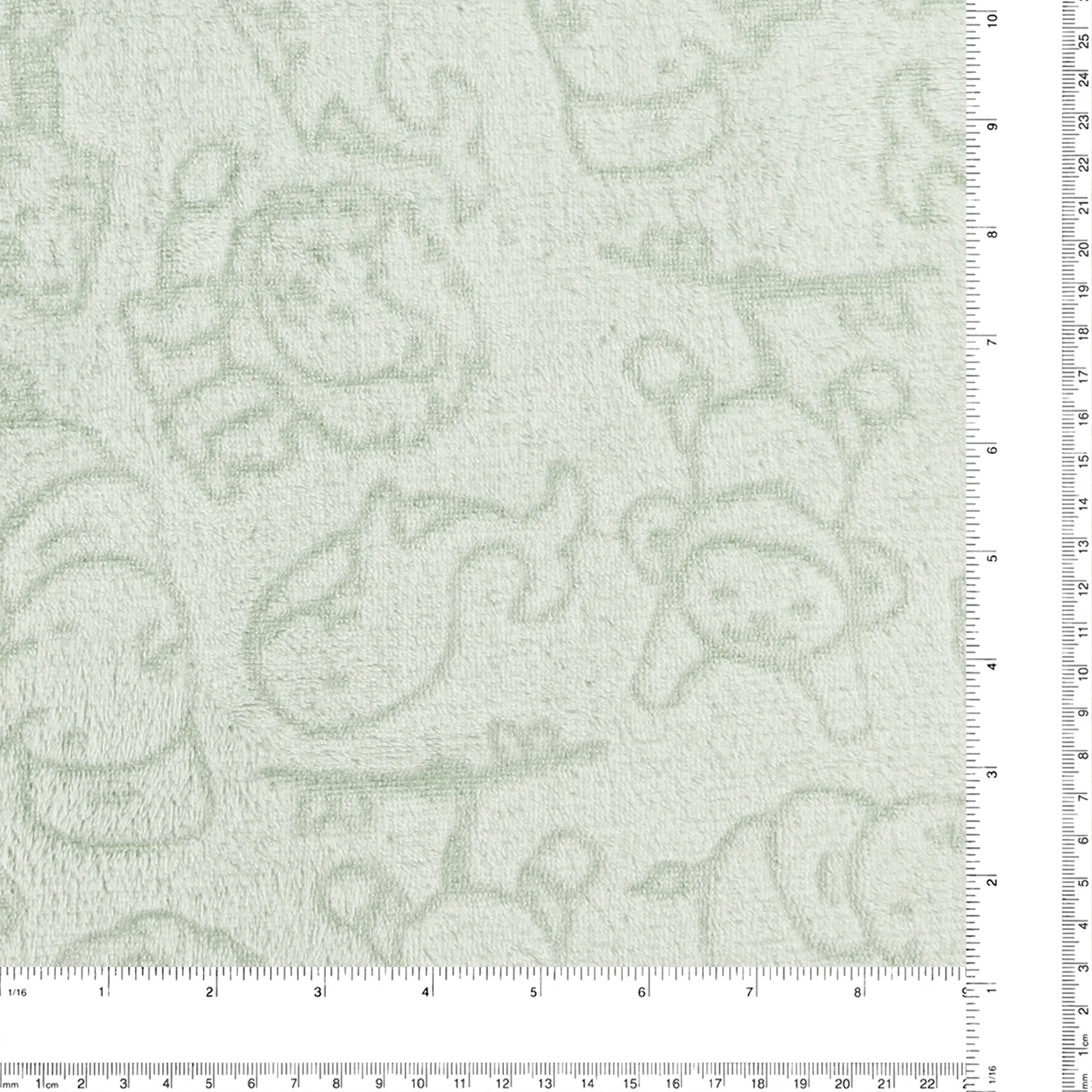 Printed Burnout Chenille - HONEY BUNNY - 010 - Sage