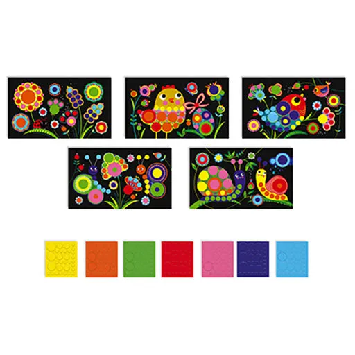 Round Stickers Spring