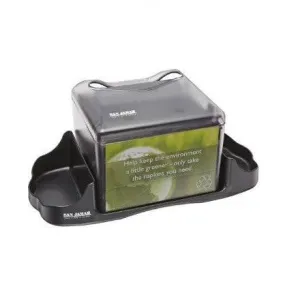 San Jamar H4005CTBK Venue Tabletop Fullfold Napkin Dispenser with Caddy