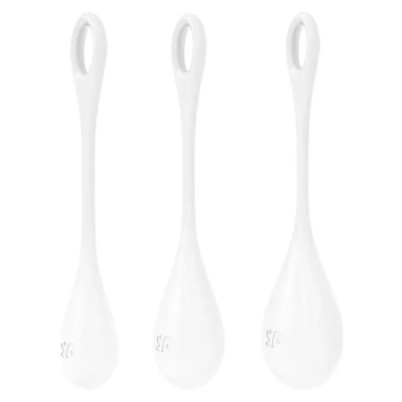 Satisfyer Yoni Power Balls 1 White 3 Pc Set