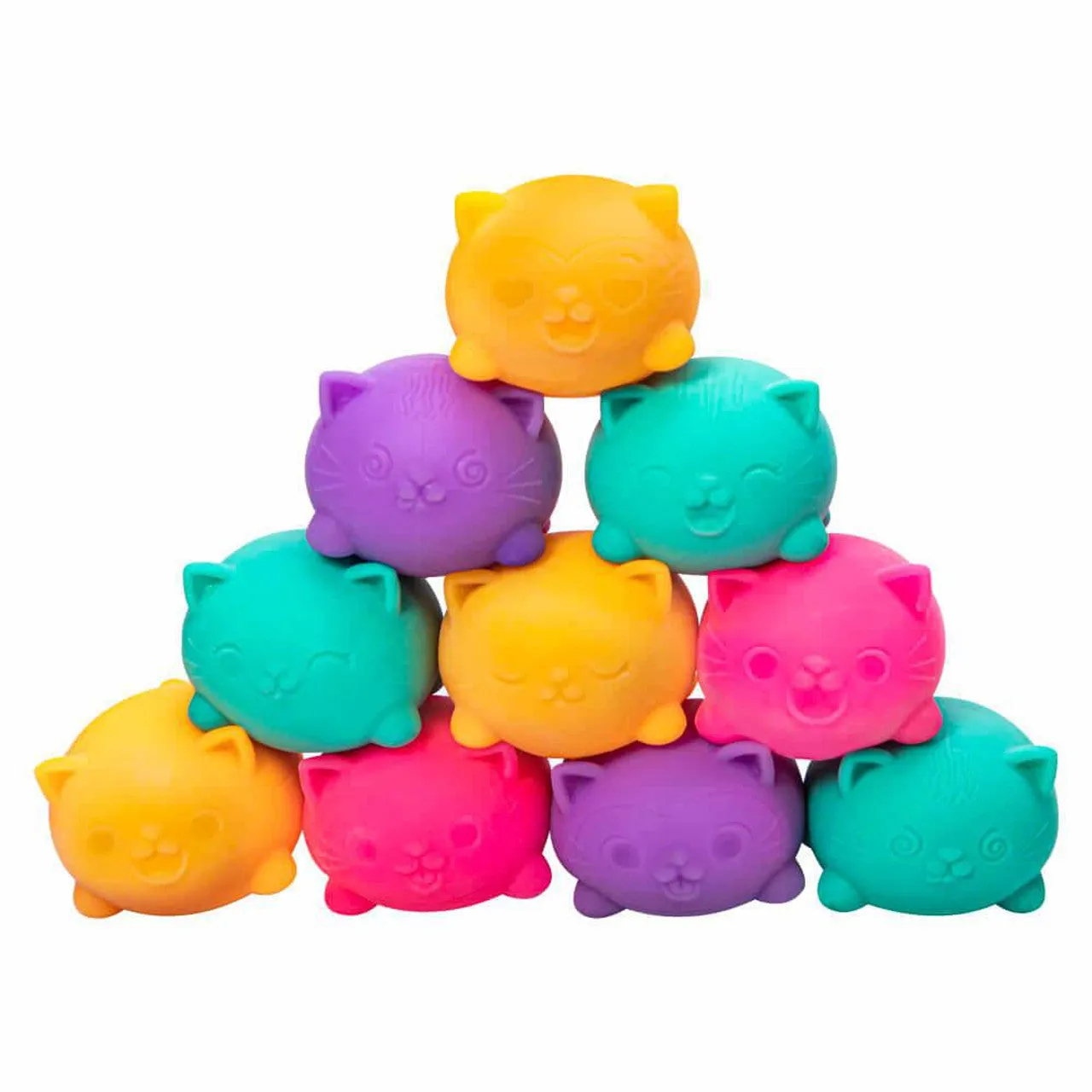 Schylling – Cool Cats Teenie Nee Doh 3 Pack